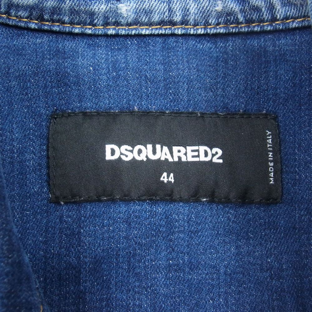 DSQUARED2 ディースクエアード デニムジャケット S74AM0846 S30342
