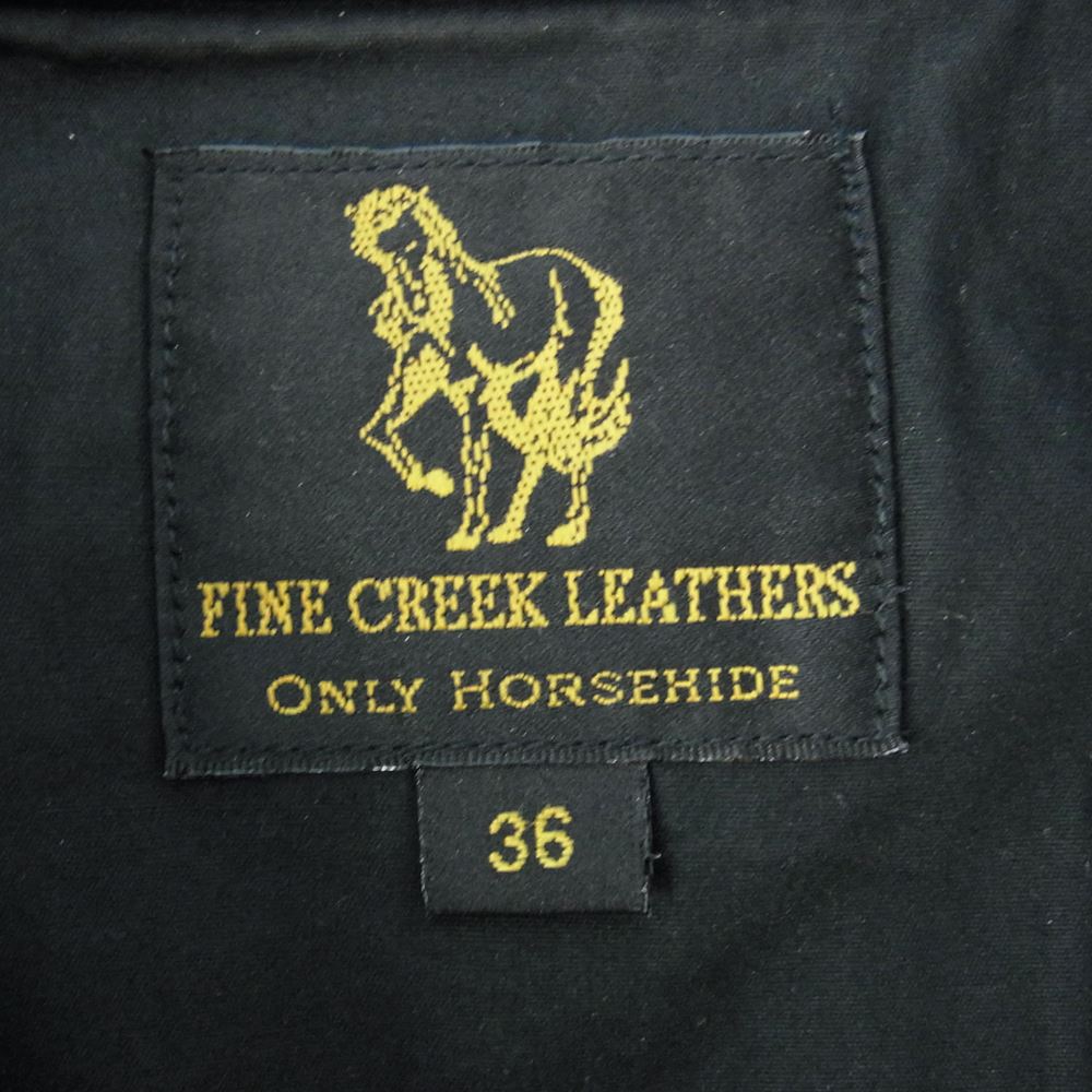 FINE CREEK LEATHERS ファインクリークレザー レザージャケット