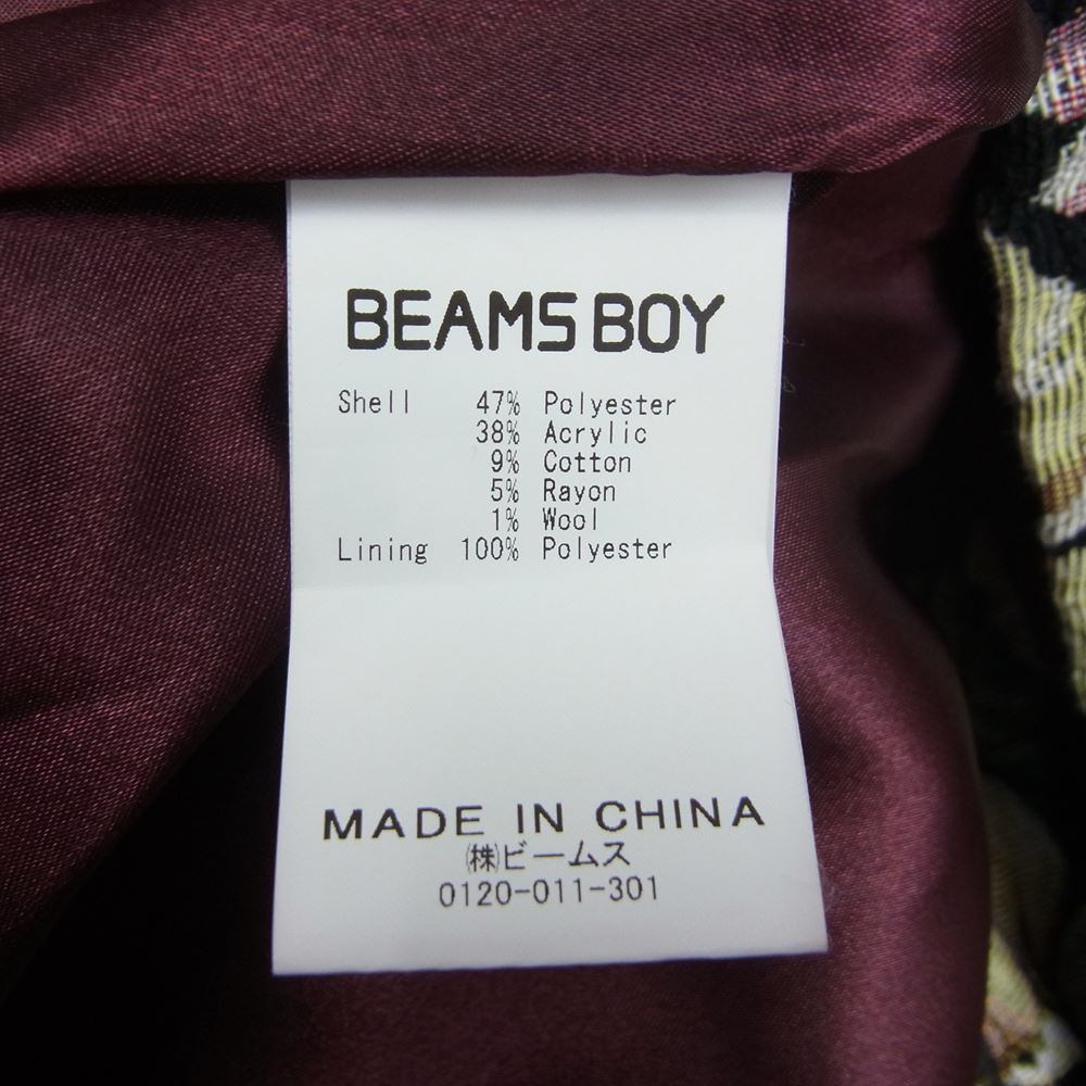 BEAMS BOY ビームスボーイ ジャケット 18AW ゴブラン コーチ