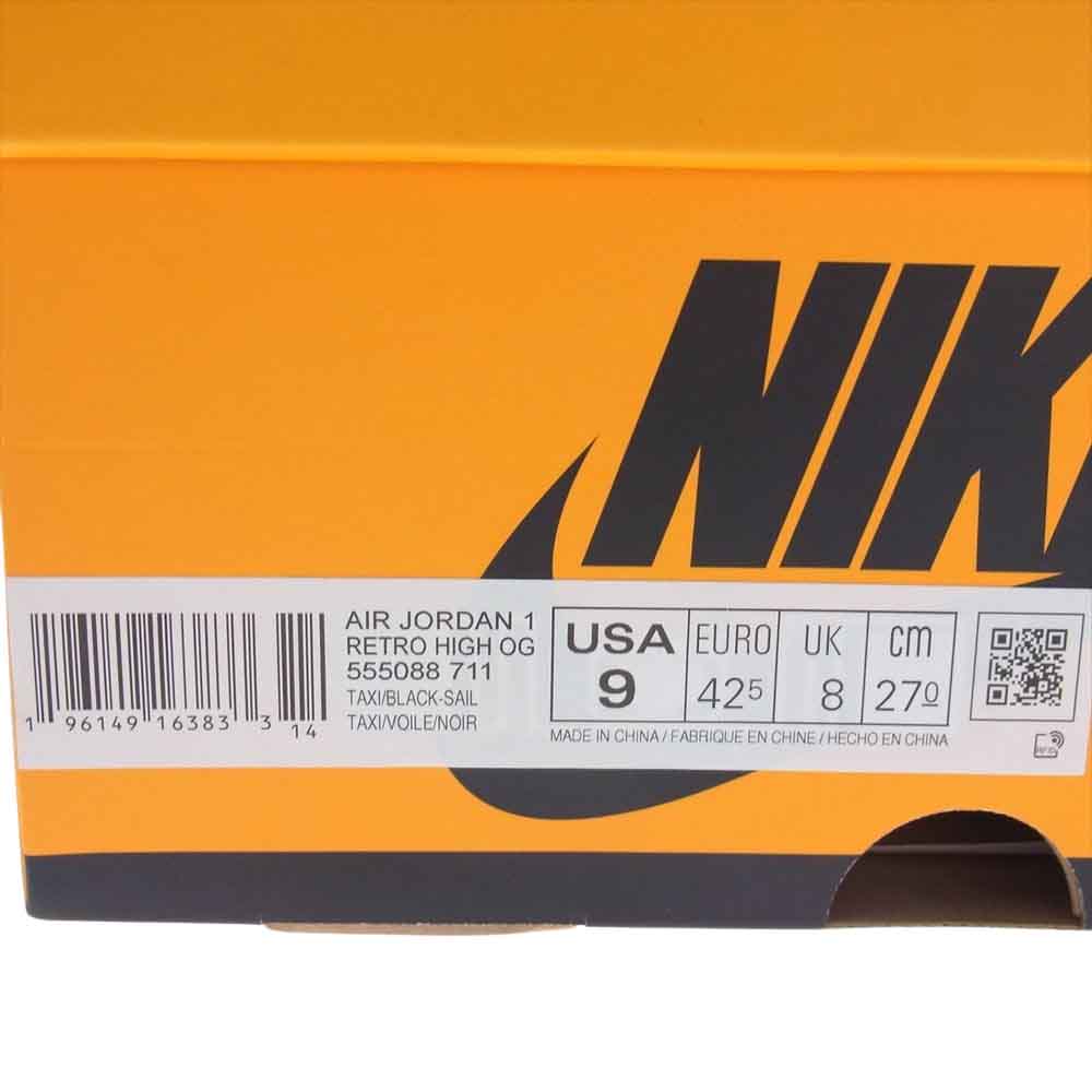 NIKE ナイキ スニーカー 555088-711 Air Jordan 1 Retro High OG Taxi