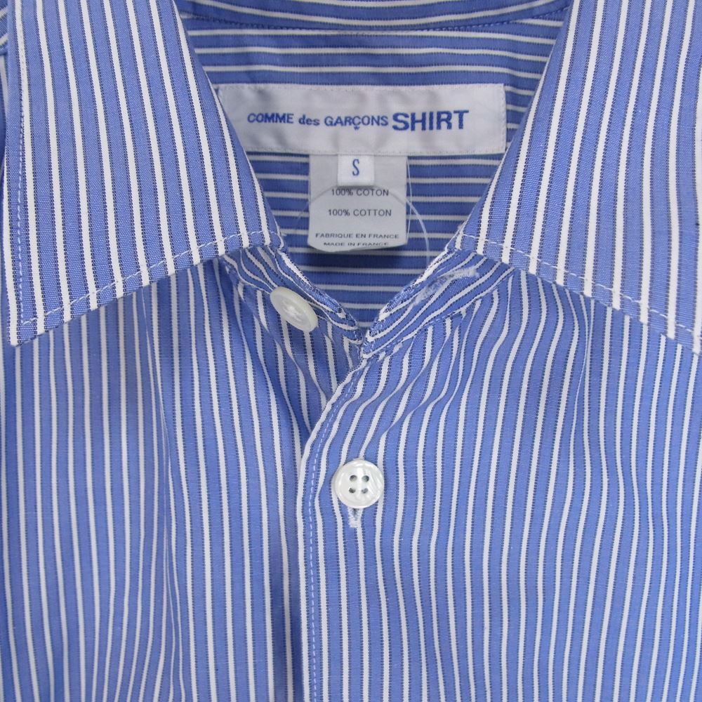 【新品】コムデギャルソンシャツ オーバーサイズ ストライプ 半袖シャツ