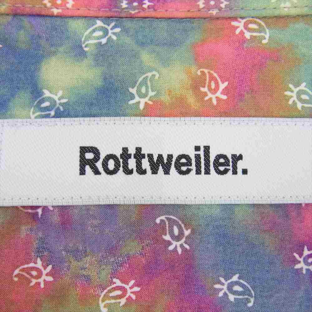 ROTTWEILER ロットワイラー 半袖シャツ 21SS DYED BANDANA S/S SHIRTS