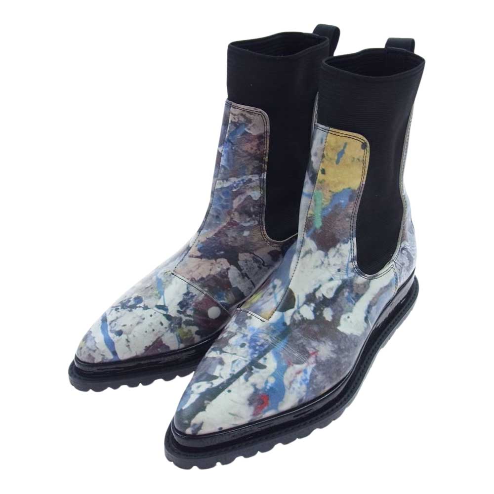 Sacai サカイ ブーツ 19AW 19-04789 Jackson Pollock Studio ...