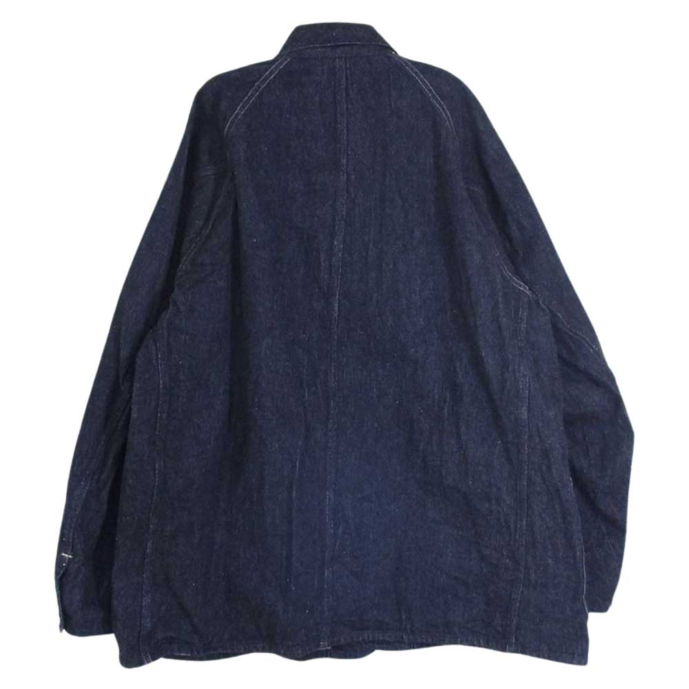 COMOLI 21AW ヨリ杢ワークシャツ サイズ2 ブルー 新品未使用