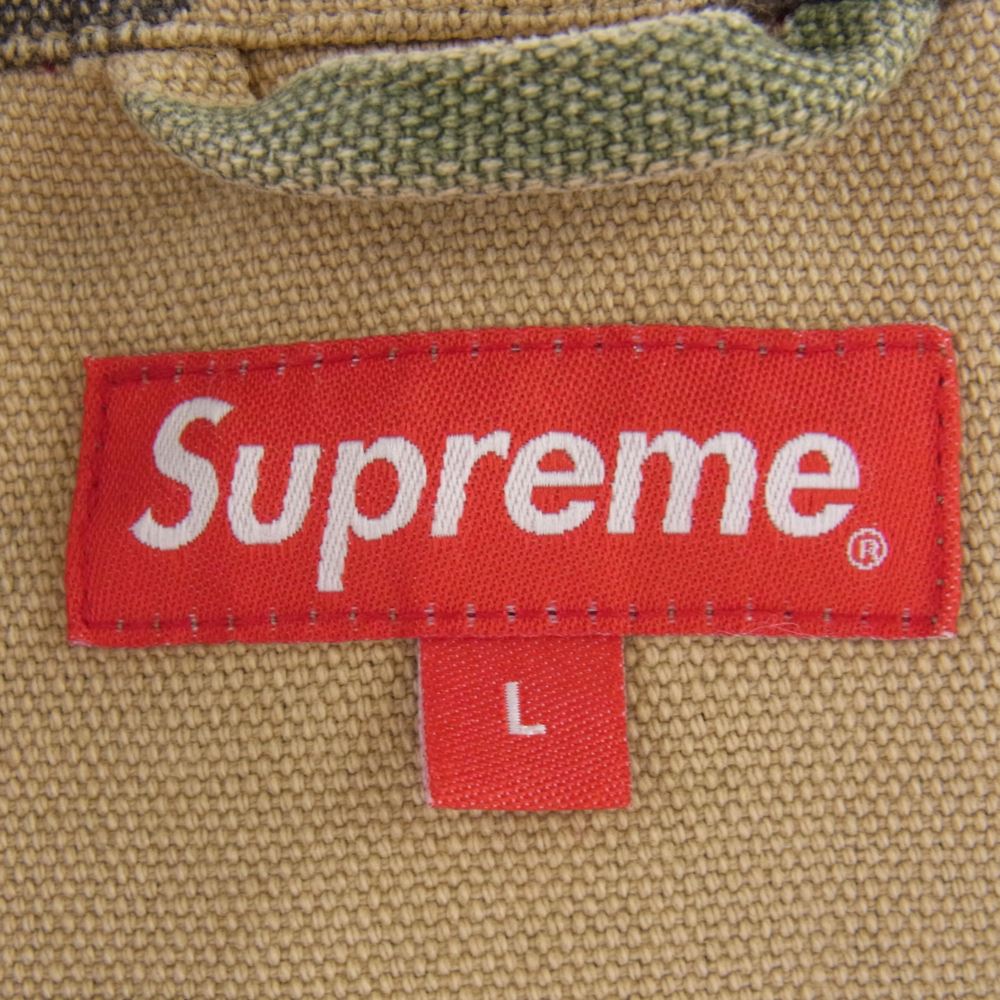 Supremeキャンバスクリップジャケット