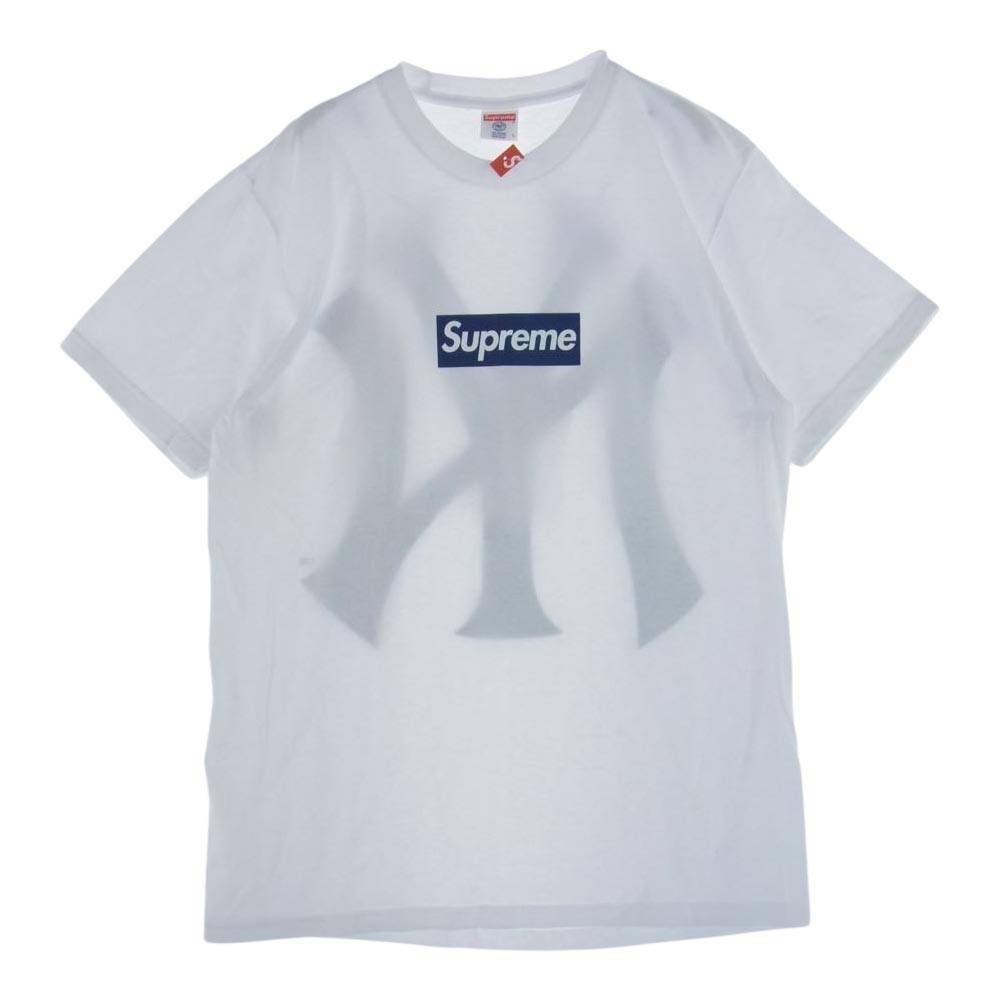 Supreme × New York Yankees Tシャツ　XLサイズ