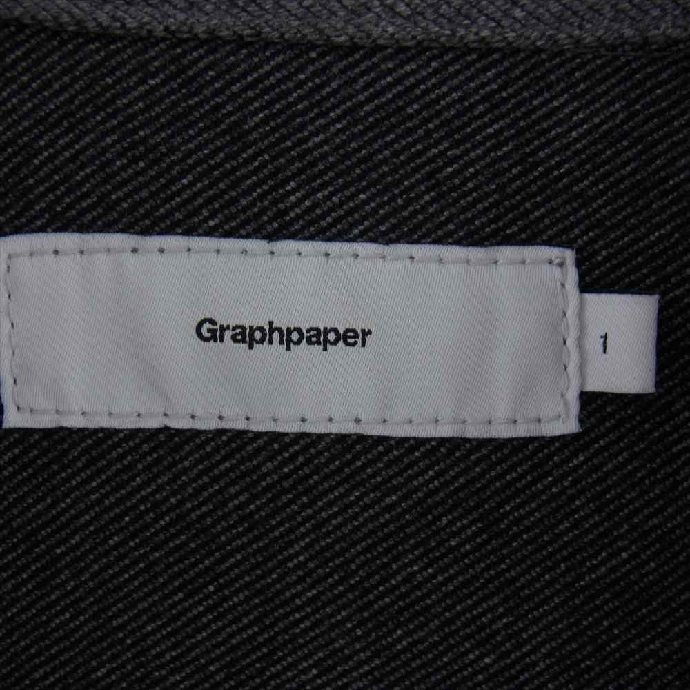 GRAPHPAPER グラフペーパー デニムジャケット 20SS GM201-30097B COLORFAST DENIM JACKET カラーファスト デニムジャケット グレー系 1約70cm袖丈