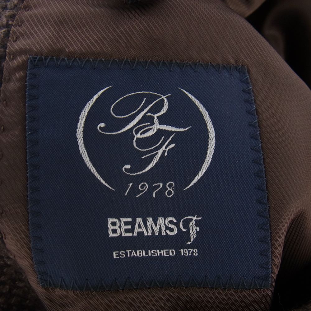 BEAMS ビームス テーラードジャケット BEAMS F ウール シルク 段返り