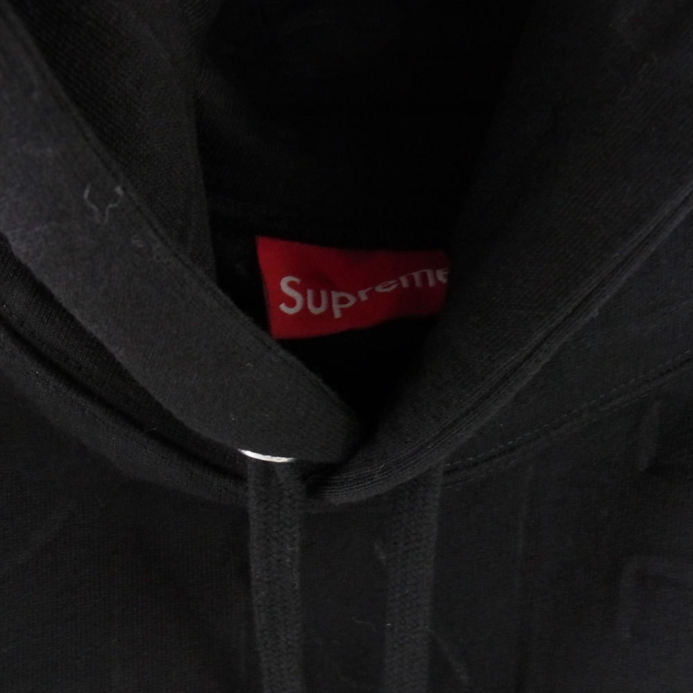 Supreme シュプリーム パーカー サイズ:M フードワッペン パネルド スウェット パーカー Paneled Hooded Sweatshirt 18AW ブラック 黒 トップス フーデッド スウェットシャツ フーディー 【メンズ】