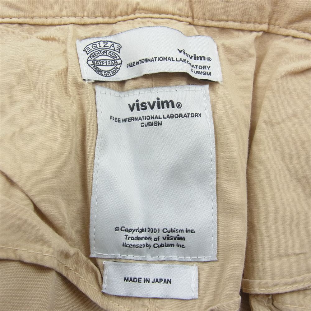 VISVIM ビズビム パンツ 0116205008001 HIGH-WATER CHINO GIZA ハイ