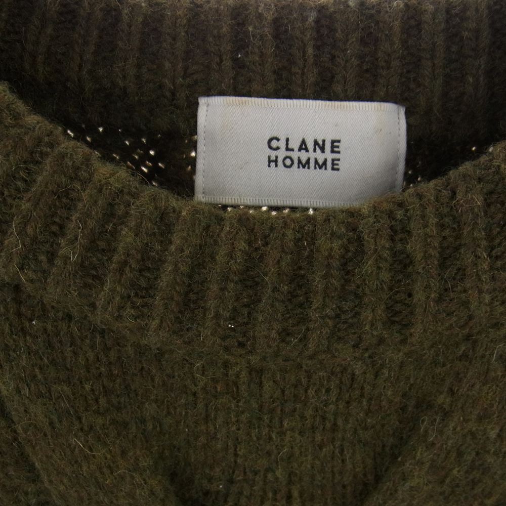 クラネオム CLANE HOMME ニット 25106-0881 3D KNIT TOPS ニット ...