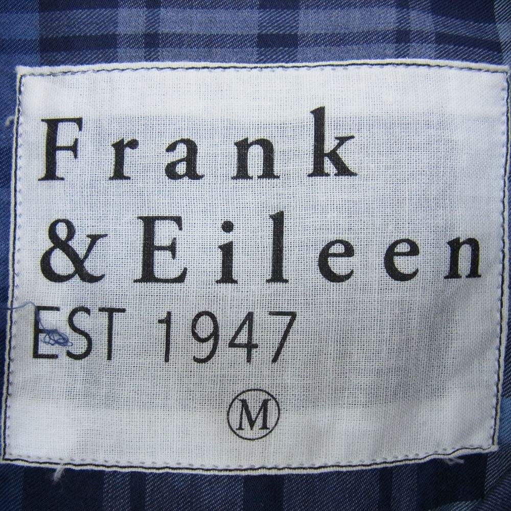 新品 Frank＆Eileen フランク＆アイリーン チェックポプリン