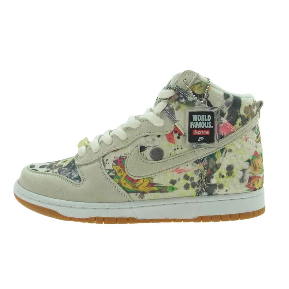 ナイキ ×シュプリーム SUPREME  23AW  SB DUNK HIGH OG QS Rammellzee FD8779-100 ラメルジーダンクハイスニーカー メンズ 26cm