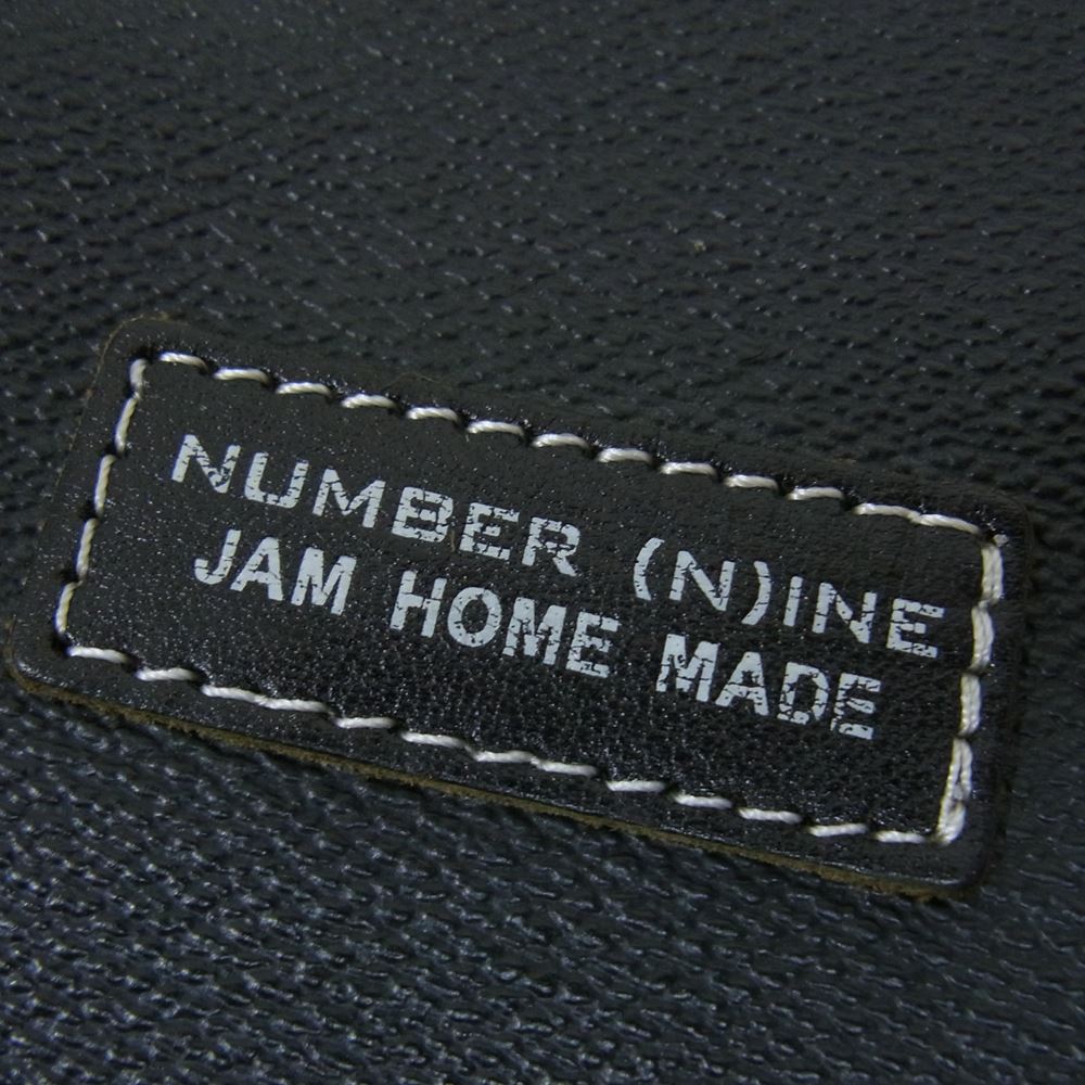 NUMBER(N)INE ナンバーナイン × JAM Home Made ジャムホームメイド 別注 レザー トートバッグ ブラック系