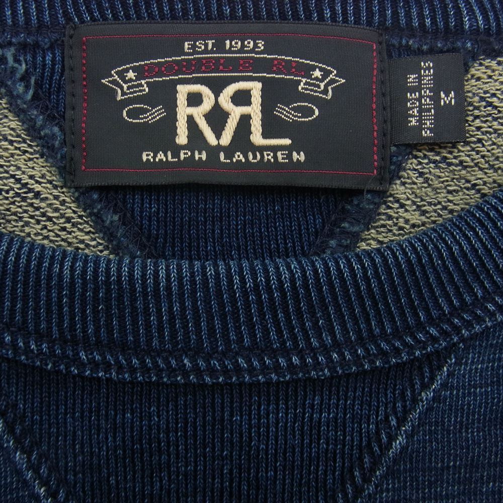 RRL ダブルアールエル スウェット Indigo Dyed Cotton Sweatshirt