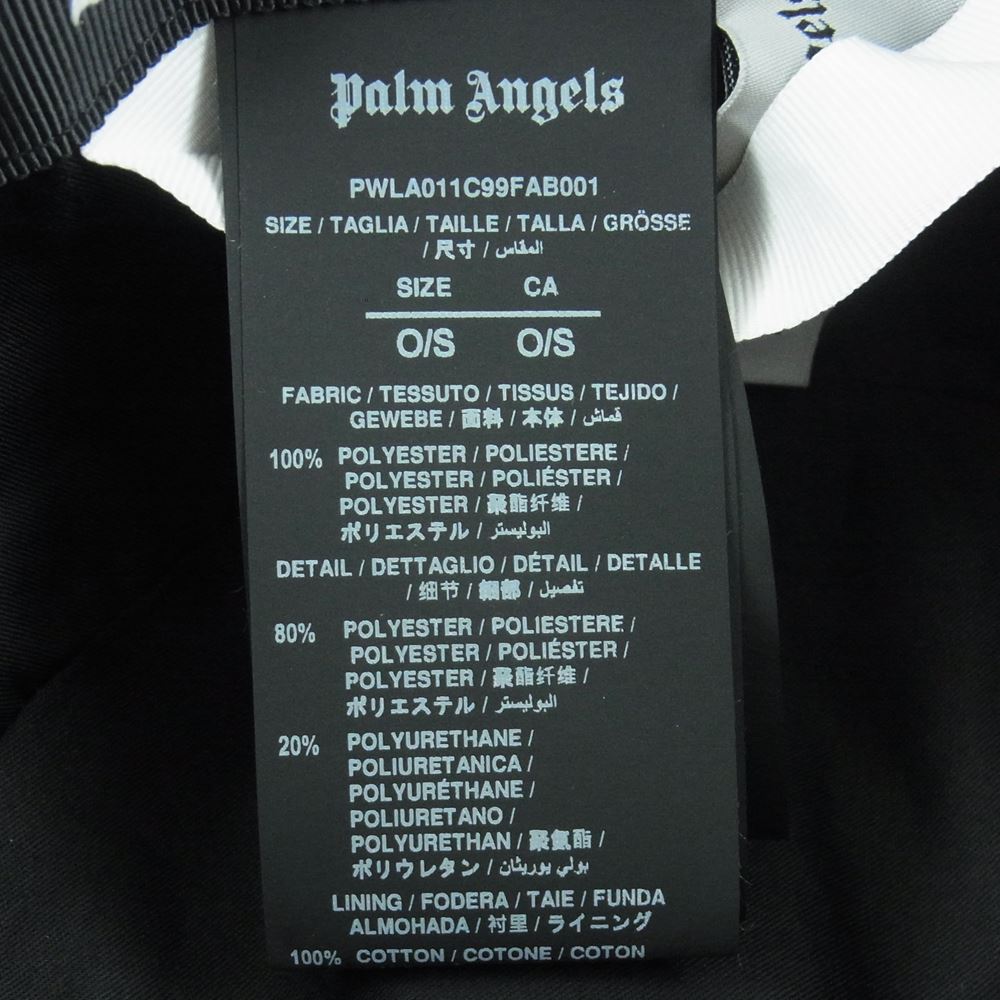 PALM ANGELS パームエンジェルス 帽子 PWLA011C99FAB001 Nero bianco