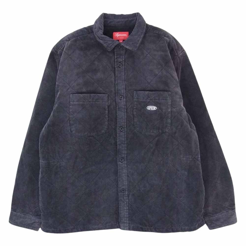 Supreme シュプリーム 長袖シャツ 22AW Quilted Corduroy Shirt キルト