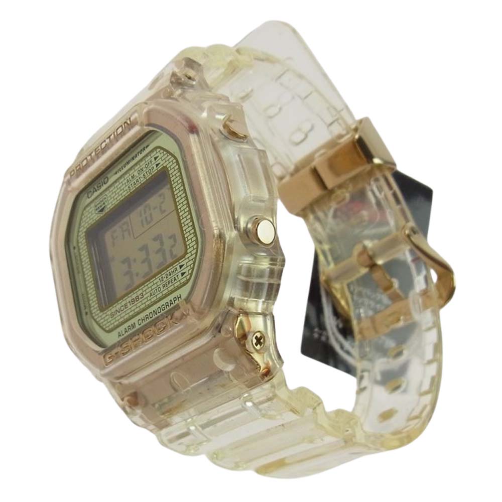 新品G-SHOCK 35周年記念モデル GLACIER GOLDクリアスケルトン-