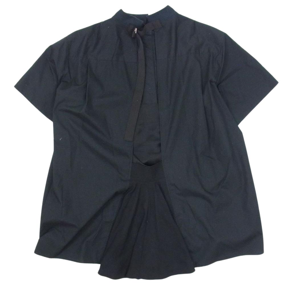 sacai 21SS Cotton Poplin Blouson ジップシャツ | chidori.co