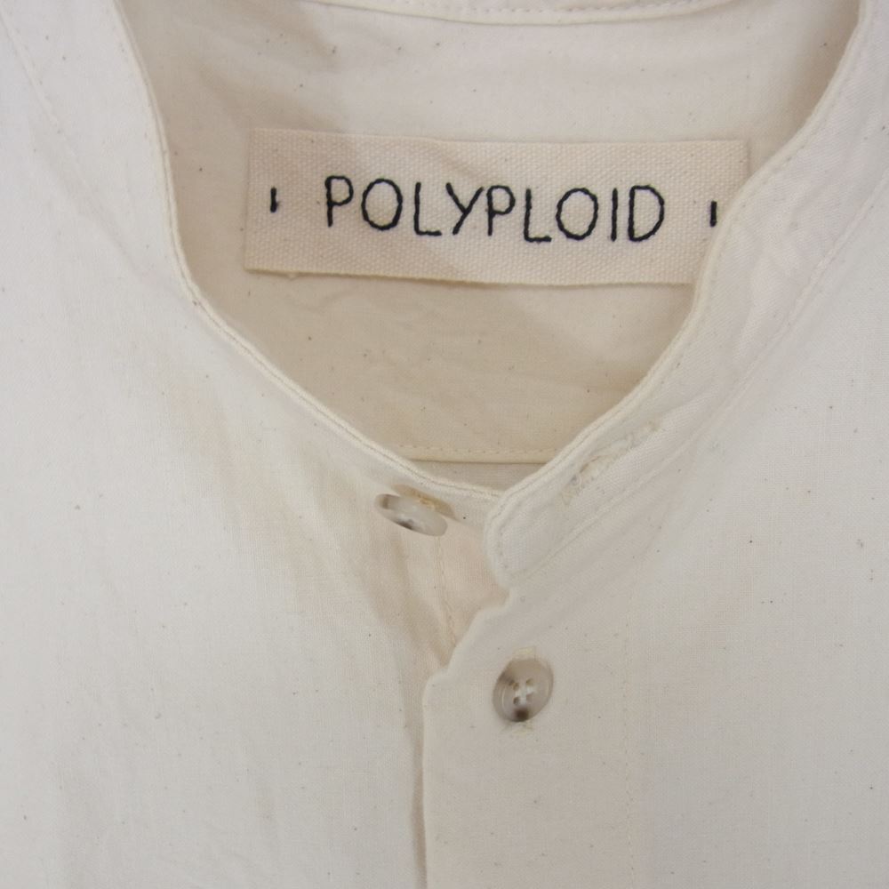 ポリプロイド POLYPLOID 長袖シャツ 05-A-08 RAGLAN STAND COLLAR