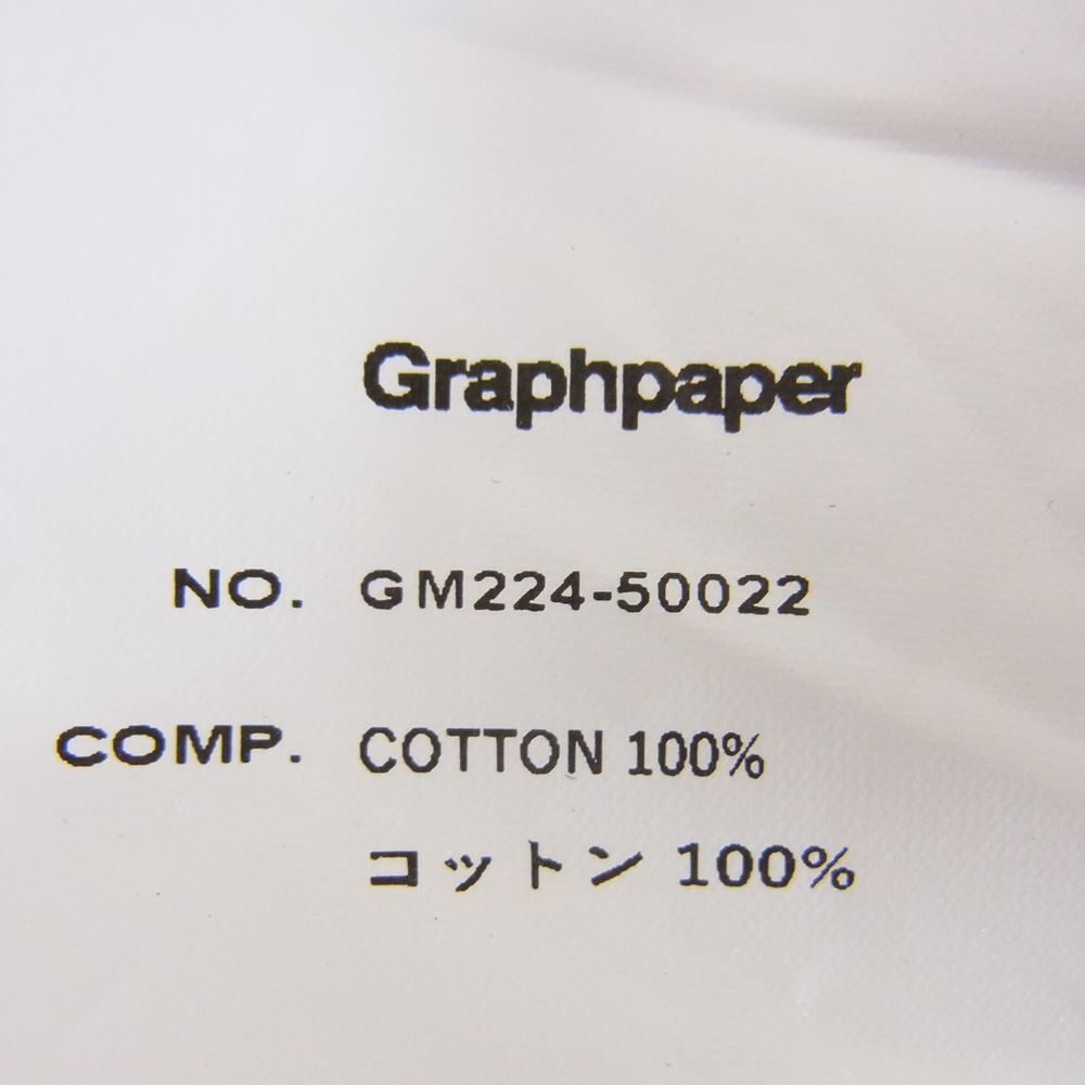 GRAPHPAPER グラフペーパー 長袖シャツ 22AW GM224-50022 × THOMAS