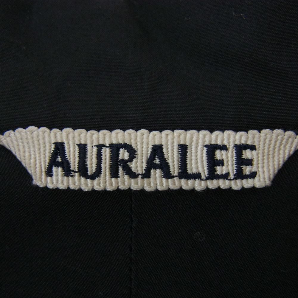 AURALEE オーラリー 半袖シャツ A8SS02WC SELVEDGE WEATHER CLOTH HALF