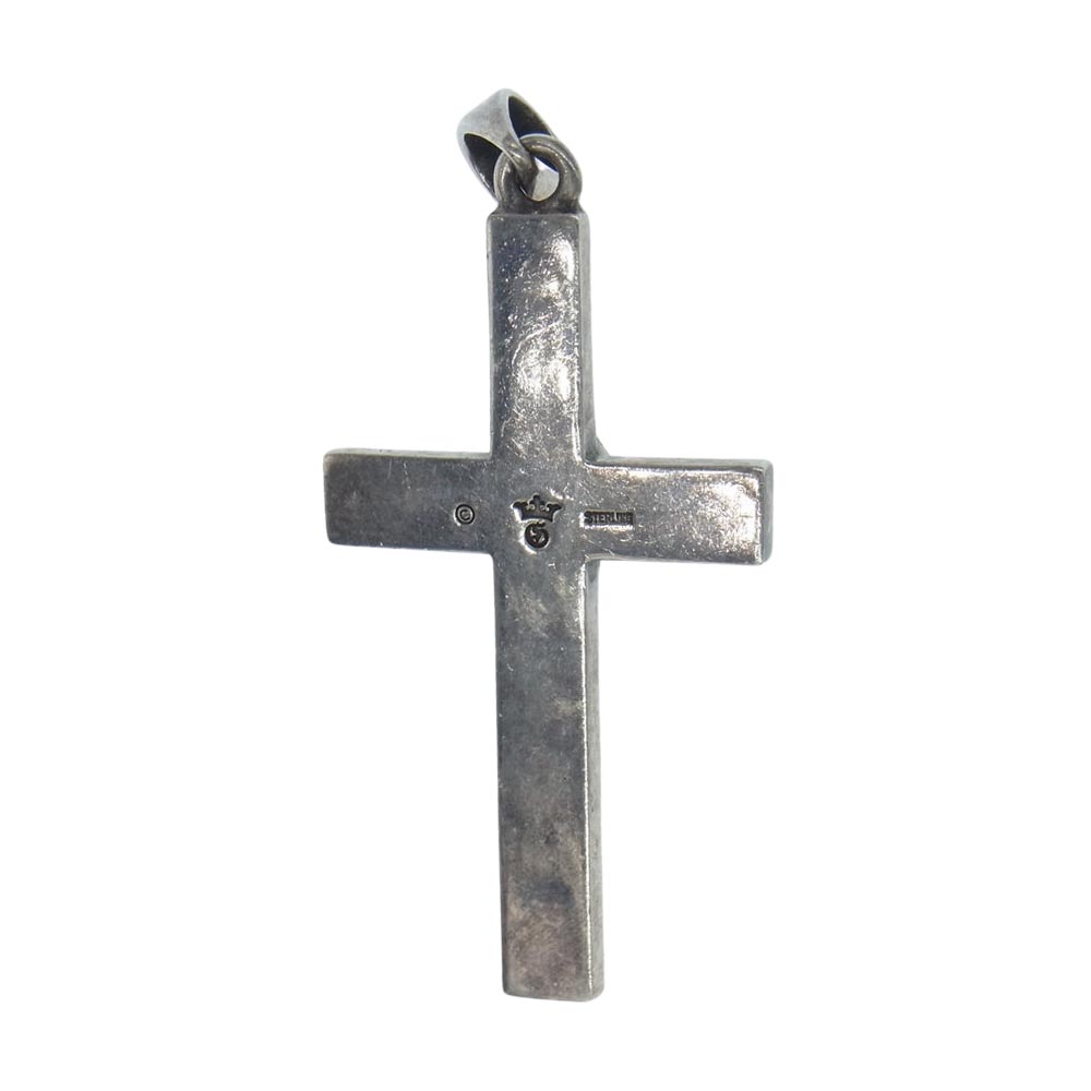 GABOR ガボール ペンダントトップ Skull On Plain Cross Pendant