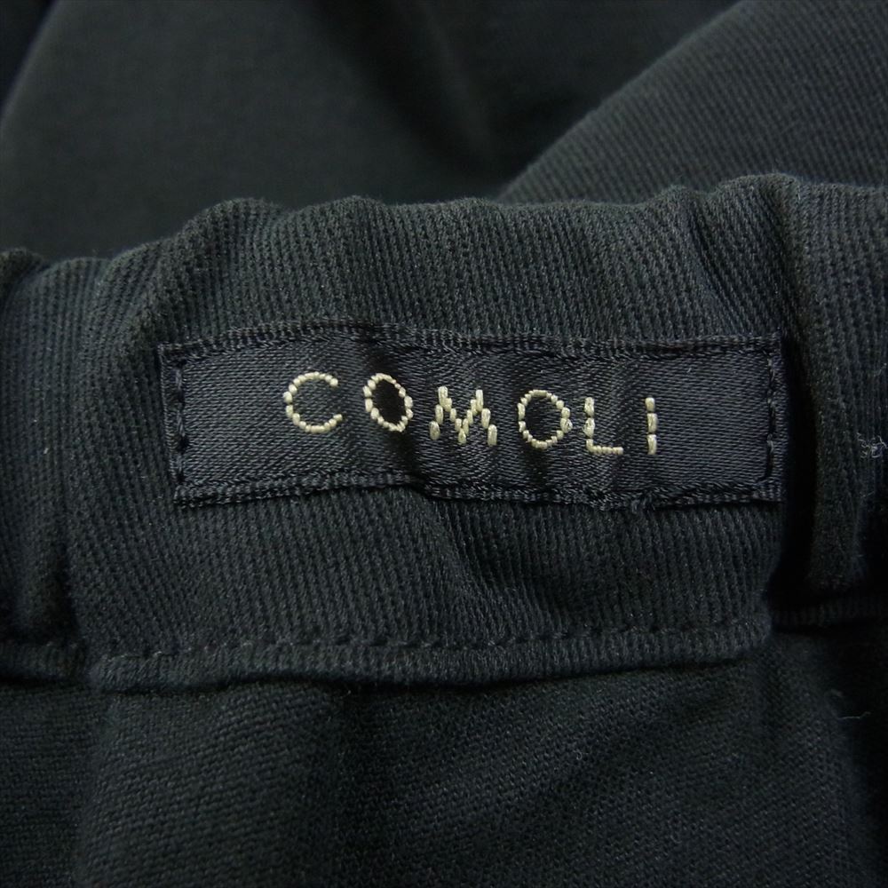 COMOLI コモリ パンツ Y03-01005 製品染 コットンツイル ドロー