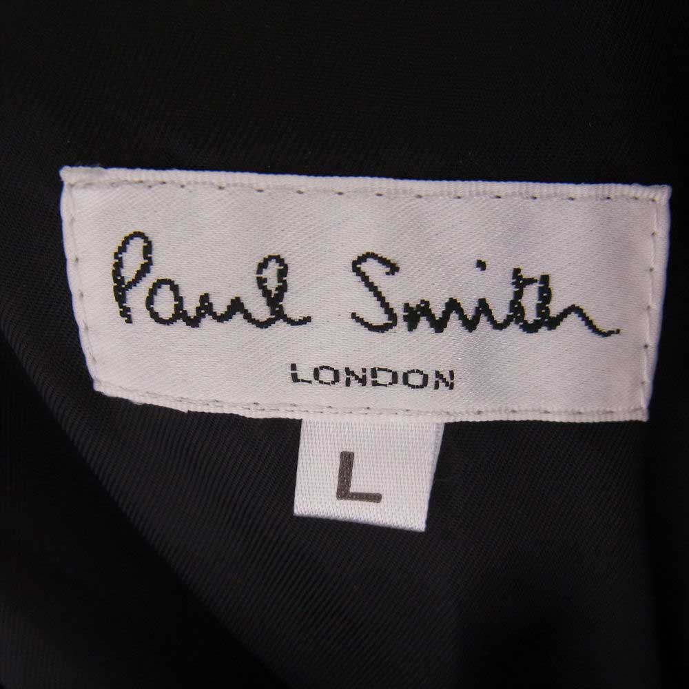 L肩幅Paul Smith ポール・スミス ピーコート ショートトレンチ ベロア Ｐコート ブラック系 L