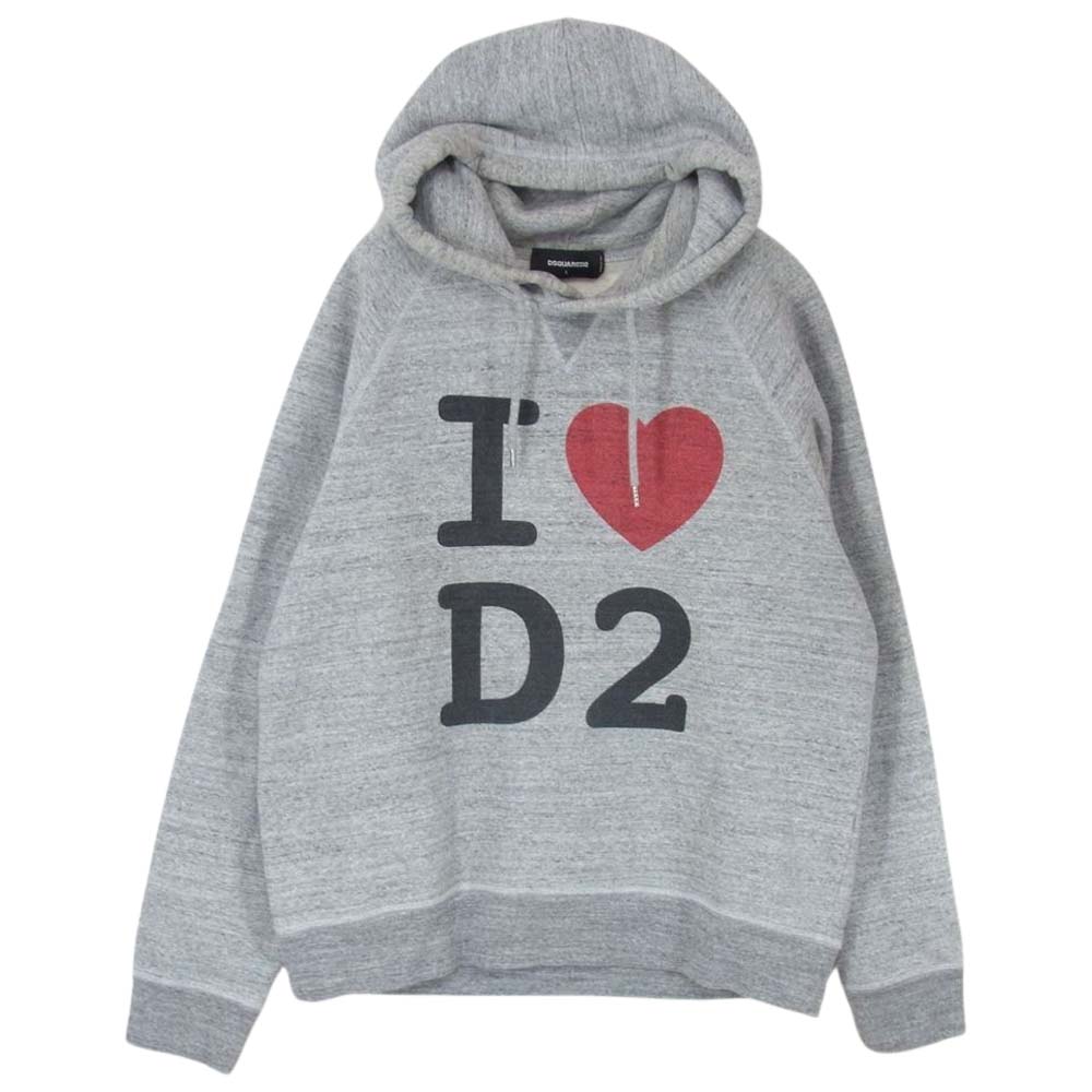 DSQUARED2 ディースクエアード パーカー 20SS S74GU0400 I LOVE D2 ...