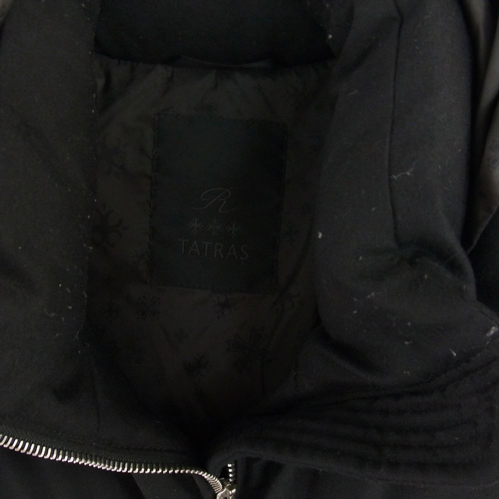 美品 タトラス TATRAS Rライン ジャケット ダウンジャケット DOMIZIANO ドミツァーノ アウター メンズ 3(L相当) ブラック