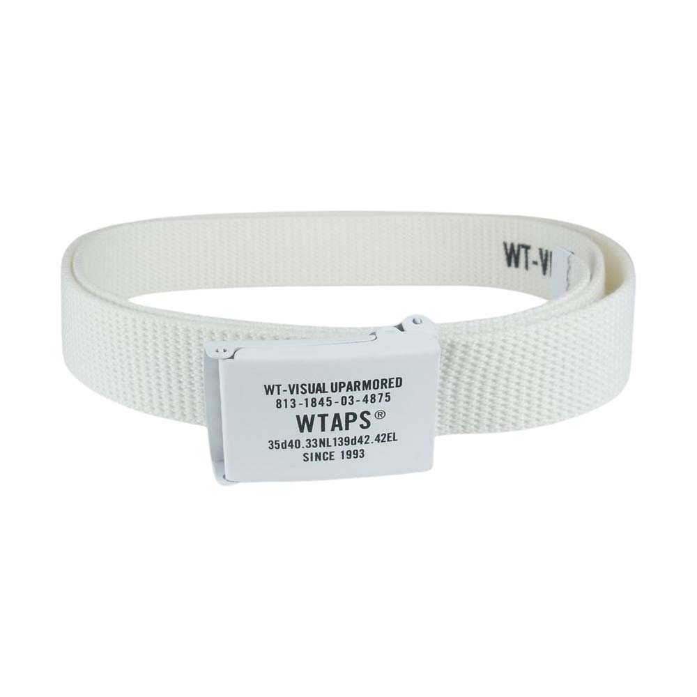 WTAPS ダブルタップス ベルト GIB BELT ガチャ ベルト ホワイト系 ...