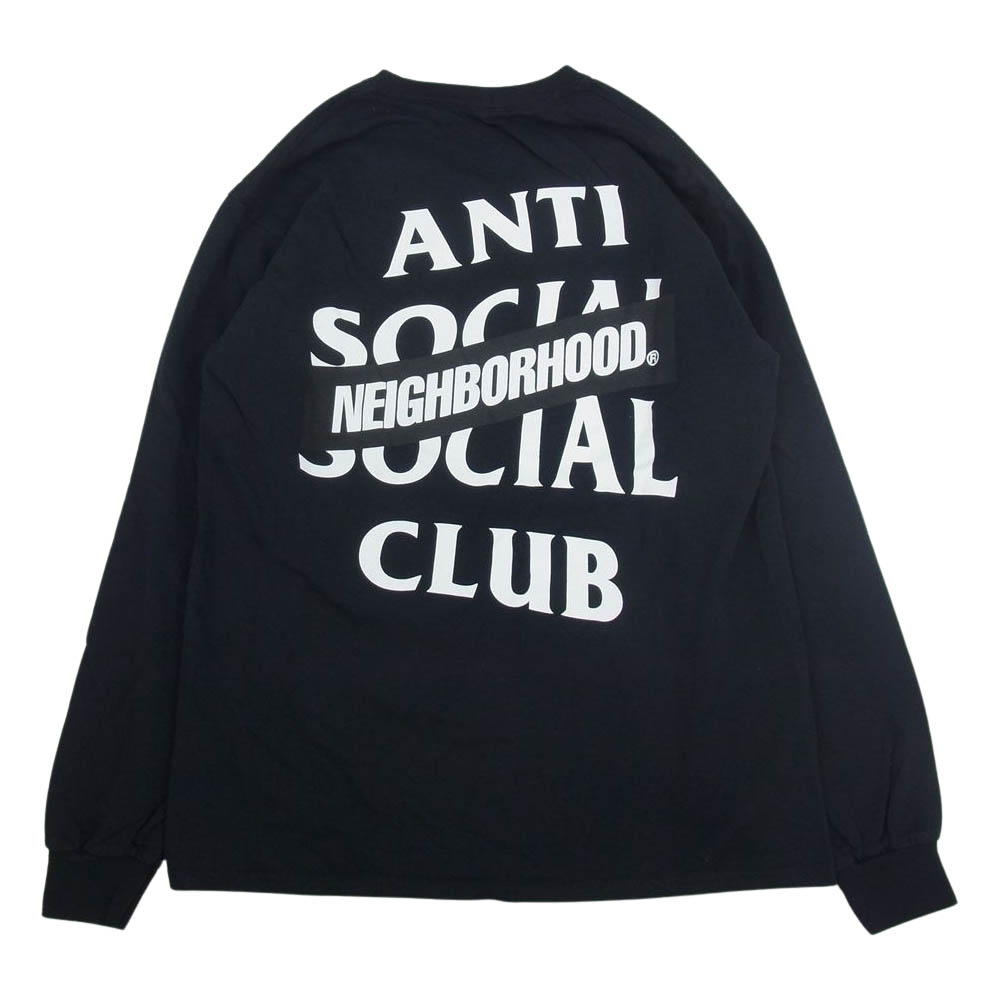 Tシャツ/カットソー(半袖/袖なし)アンチソーシャルソーシャルクラブ　ロゴ　Tシャツ　ブラック　M