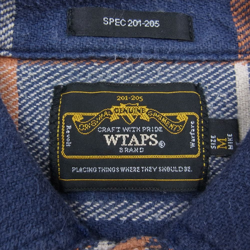 WTAPS ダブルタップス 長袖シャツ 12AW 122GWDT-SHM04 UNION L/S SHRTS