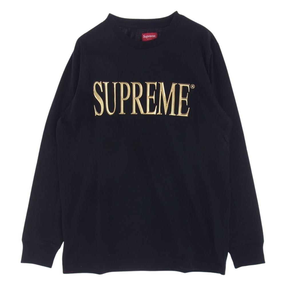 Supreme シュプリーム カットソー 16AW Gold Logo L/S Tee