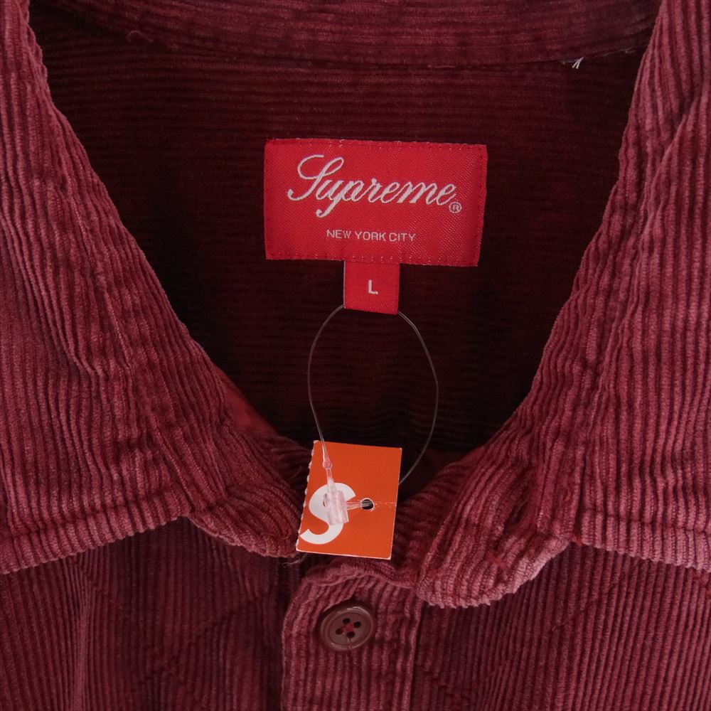 Supreme シュプリーム ジャケット 22AW Quilted Corduroy Shirt