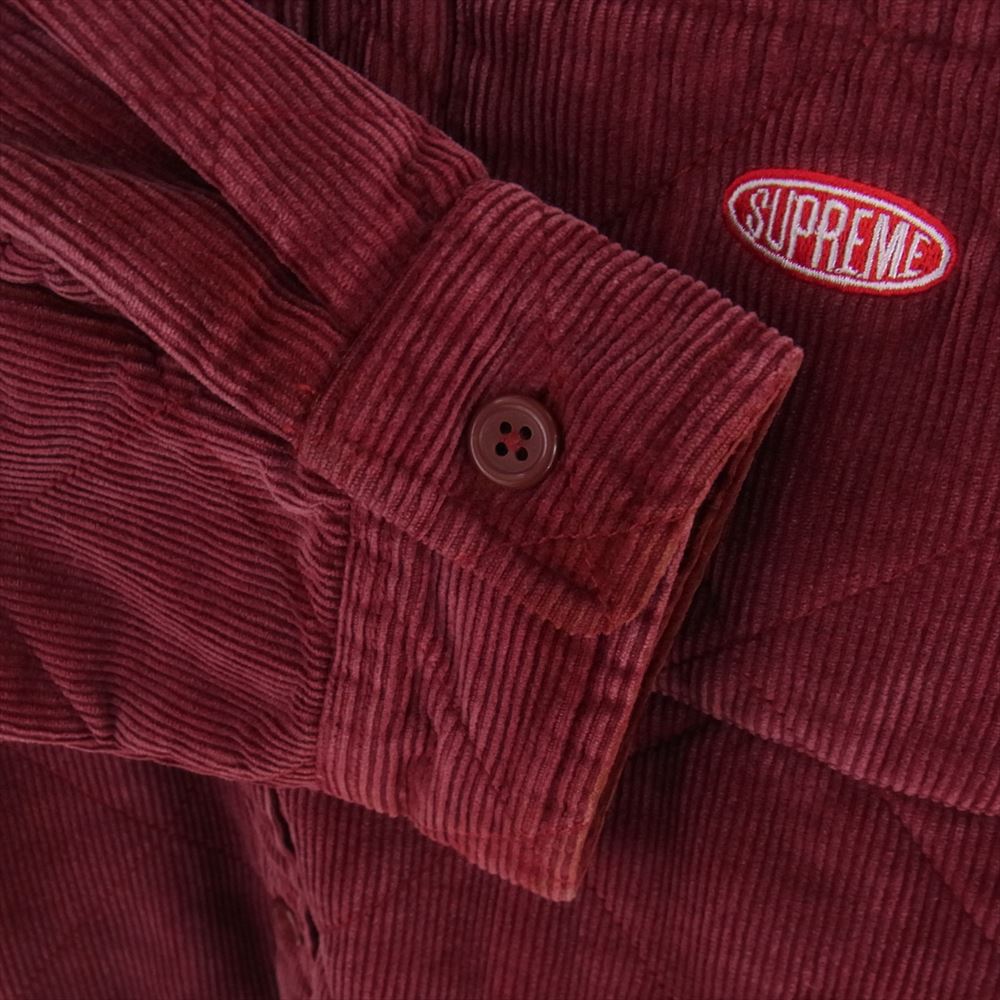 Supreme シュプリーム ジャケット 22AW Quilted Corduroy Shirt