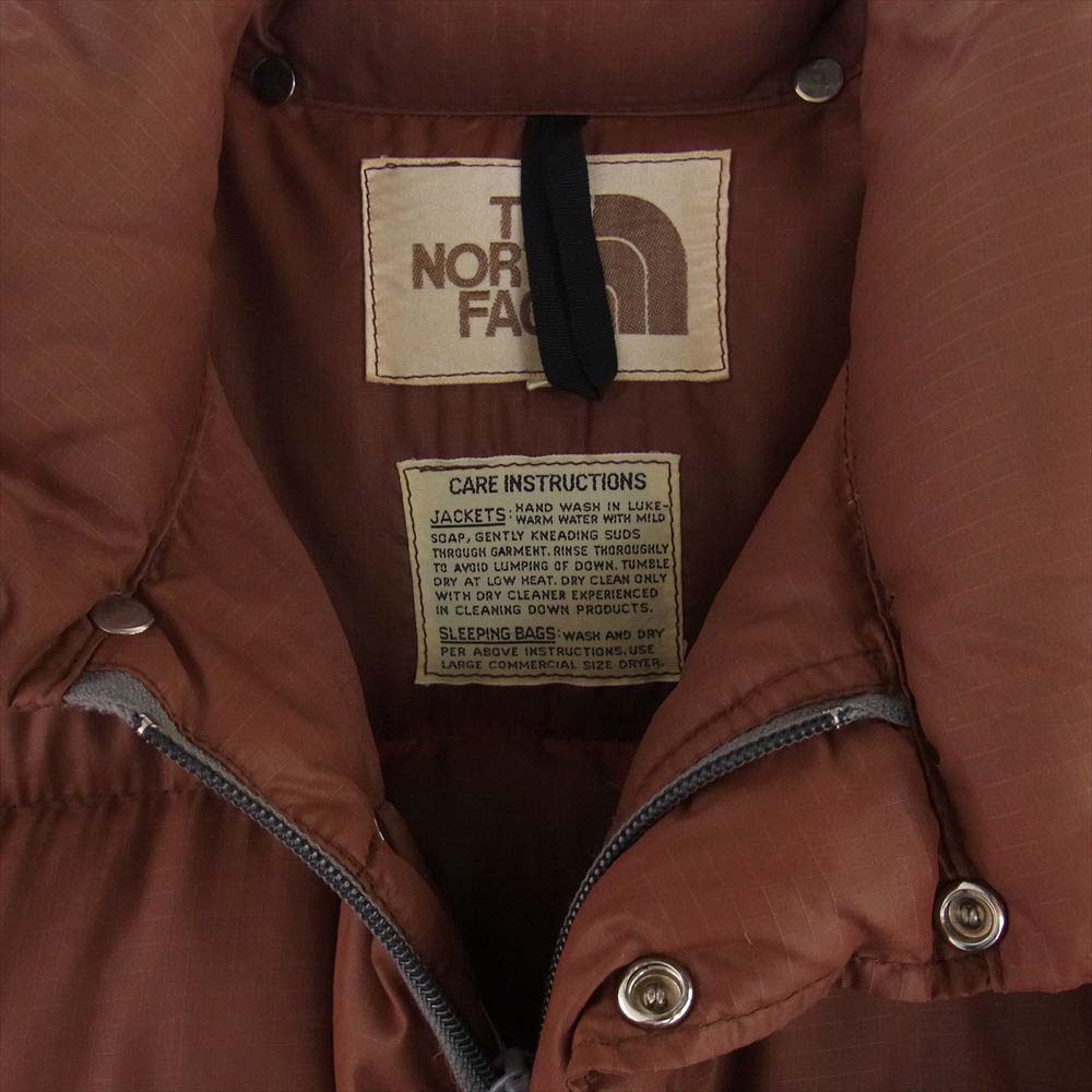 THE NORTH FACE ノースフェイス ダウンジャケット USA製 茶タグ ダウン