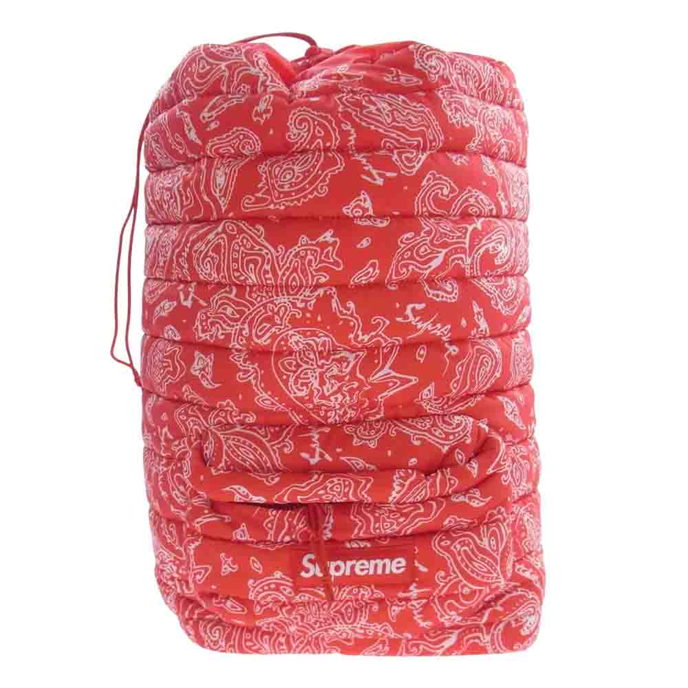 Supreme シュプリーム  22AW Puffer Backpack パファー バックパック  レッド系【極上美品】