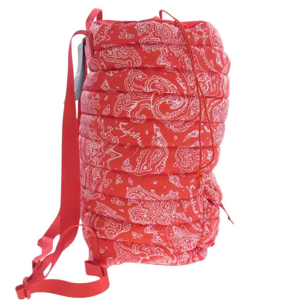 Supreme シュプリーム  22AW Puffer Backpack パファー バックパック  レッド系【極上美品】