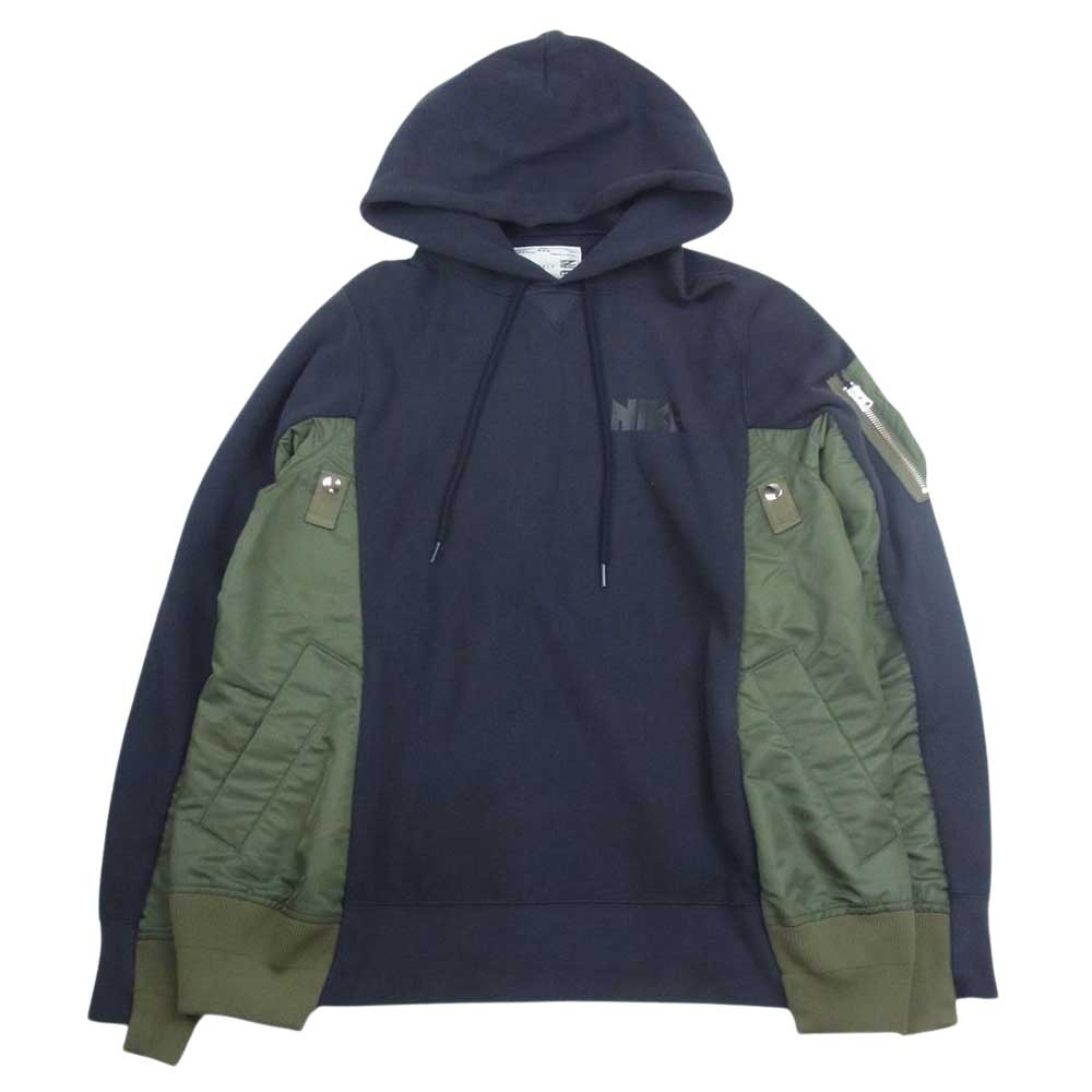 sacai サカイ ニット・セーター 1(S位) 紺x白xカーキ