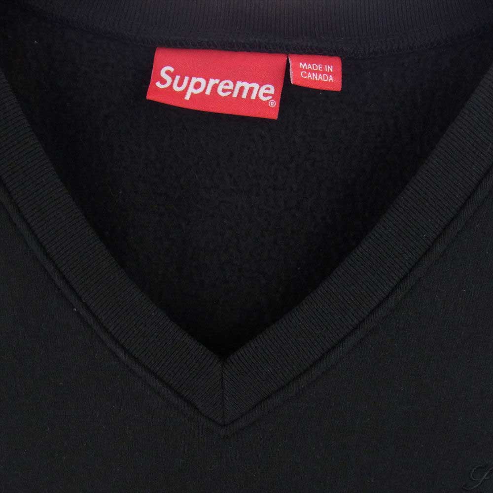 Supreme シュプリーム ベスト 23SS  SWEAT Shirt Vest Vネック スウェット ベスト ブラック系 L