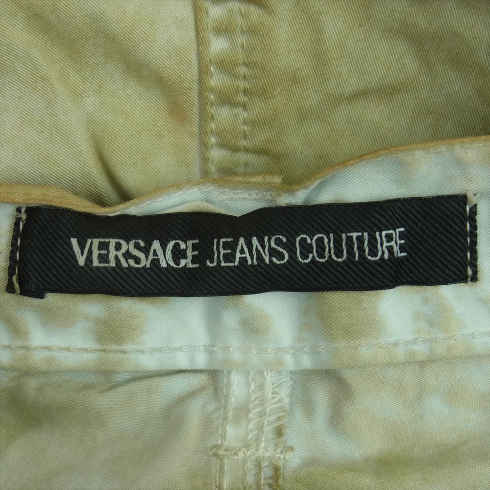 VERSACE ヴェルサーチ パンツ 加工 コットン パンツ イタリア製