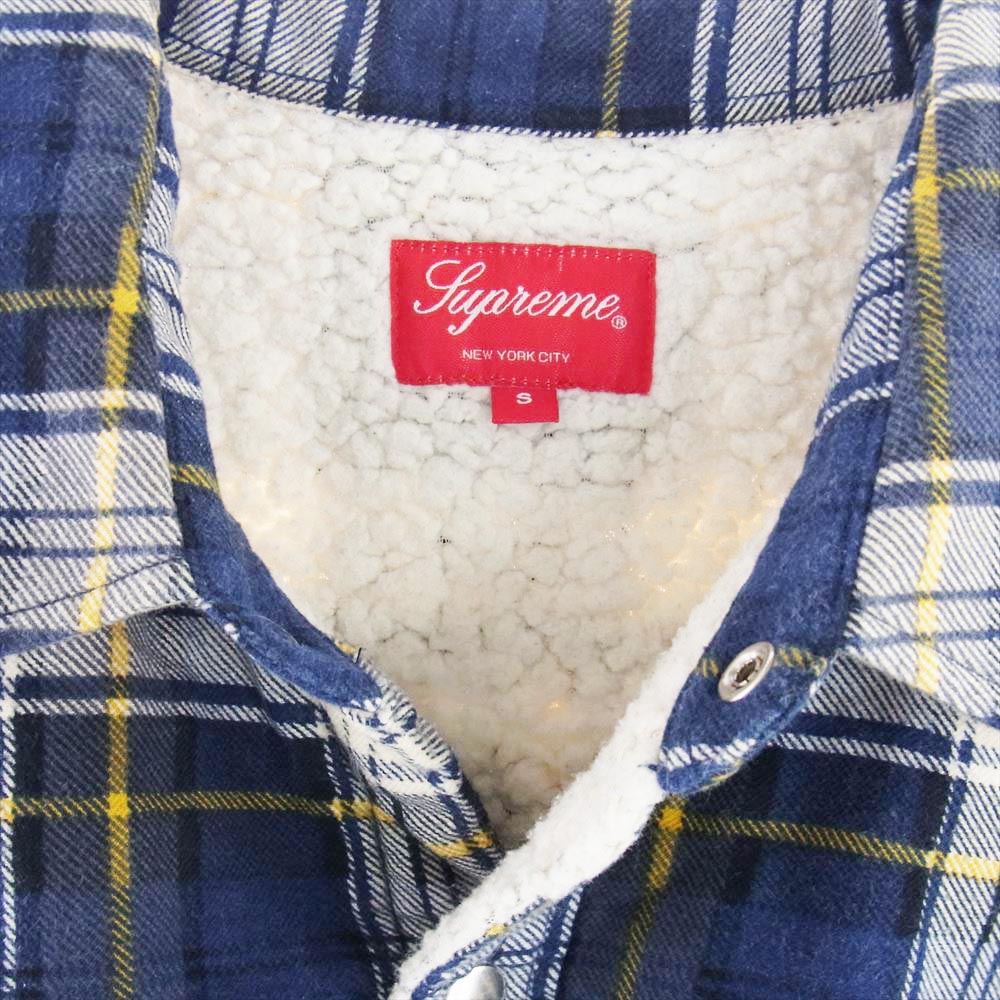 Supreme シュプリーム ジャケット 15AW Flannel Sherpa Shirt