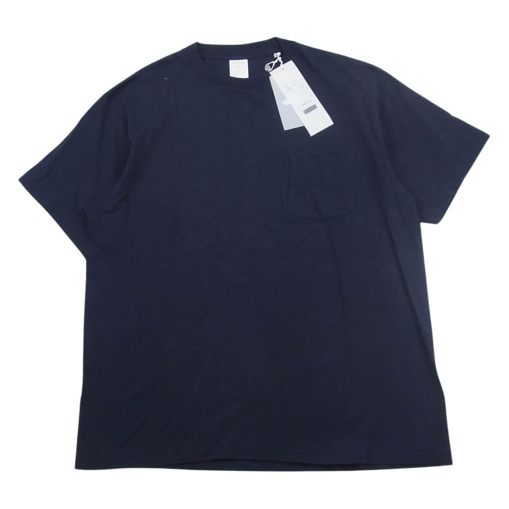 COMOLI コモリ Tシャツ・カットソー 4(XL位) 濃紺なし生地の厚さ