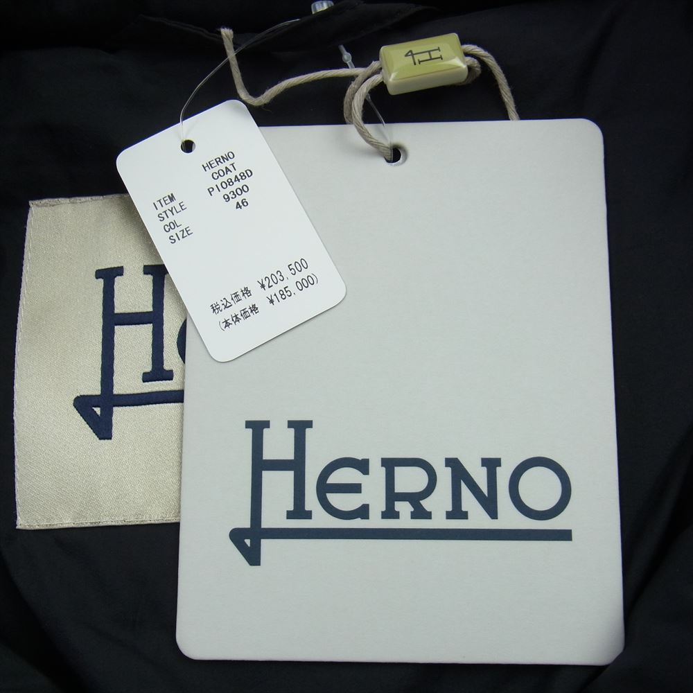 Herno ヘルノ コート PI0848D-39601-9300 イタリア製 着脱可能フード