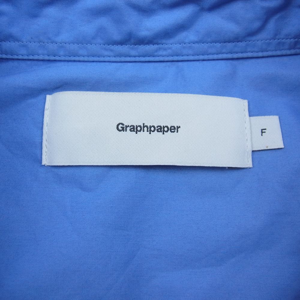 GRAPHPAPER グラフペーパー 長袖シャツ 23SS GM231-50080B BROAD L/S