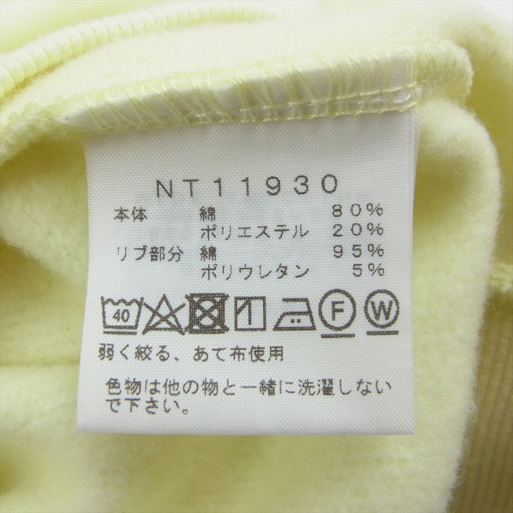 THE NORTH FACE ノースフェイス パーカー NT11930 Rearview FullZip