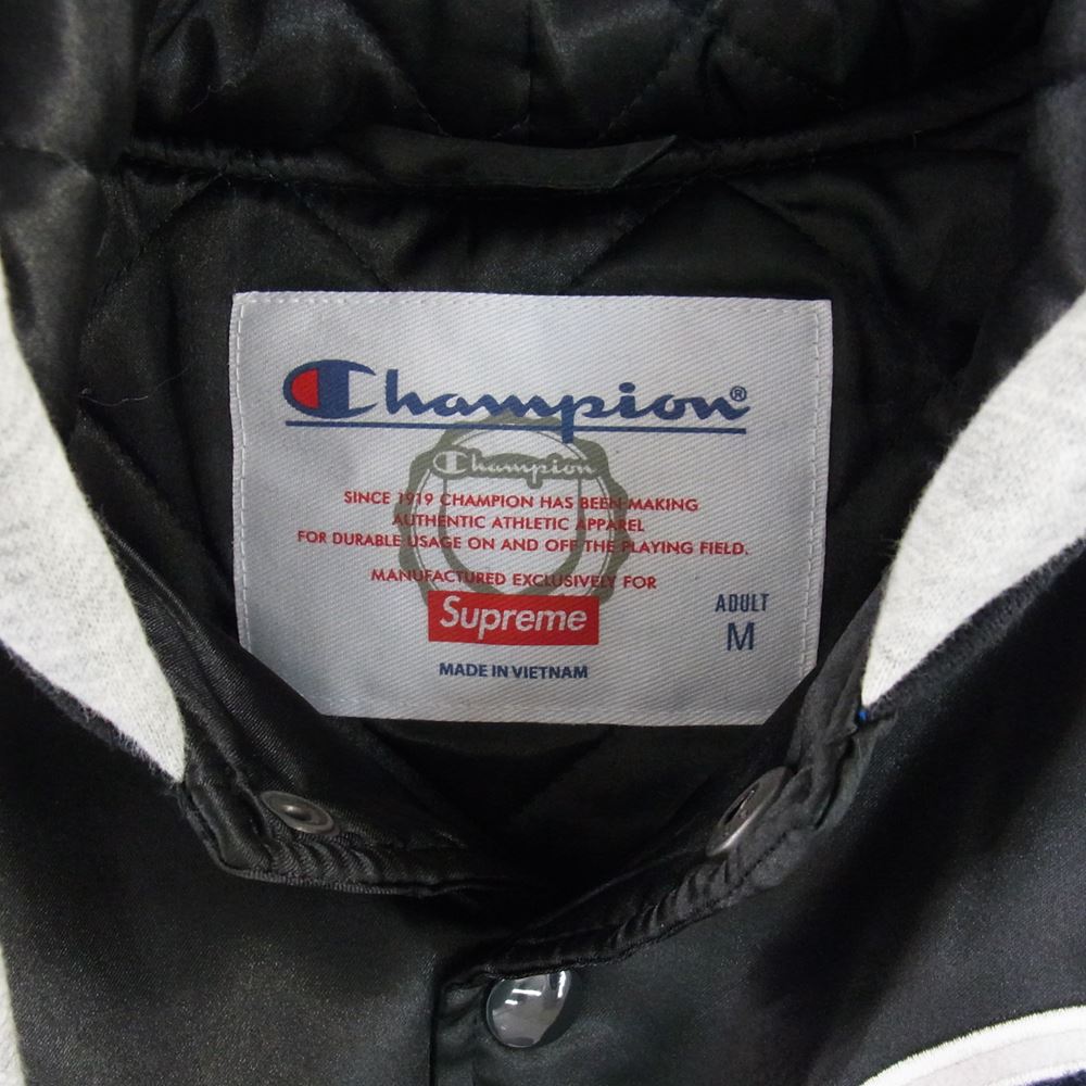 Supreme シュプリーム ジャケット 18AW × Champion Hooded Satin