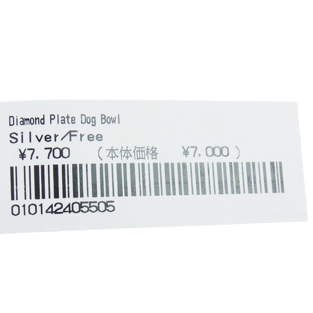 Supreme シュプリーム その他雑貨 23SS Diamond Plate Dog Bowl